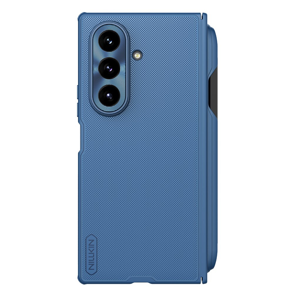 MagSafe-Hülle für Samsung Galaxy Z Fold7 F966, Nillkin, Super Frosted Shield mit Stifthalter, Blau