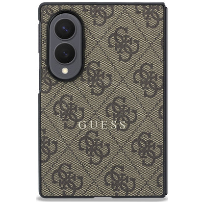 MagSafe-Hülle für Samsung Galaxy Z Fold8 F971, Guess, 4G Leather Classic, Braun