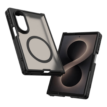 MagSafe-Hülle für Samsung Galaxy Z Fold8 F971, Techsuit, HaloFrost II, Schwarz