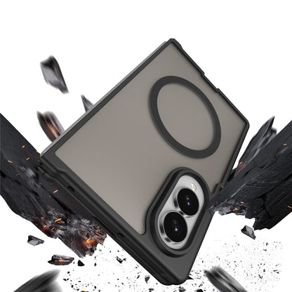 MagSafe-Hülle für Samsung Galaxy Z Fold8 F971, Techsuit, HaloFrost II, Schwarz