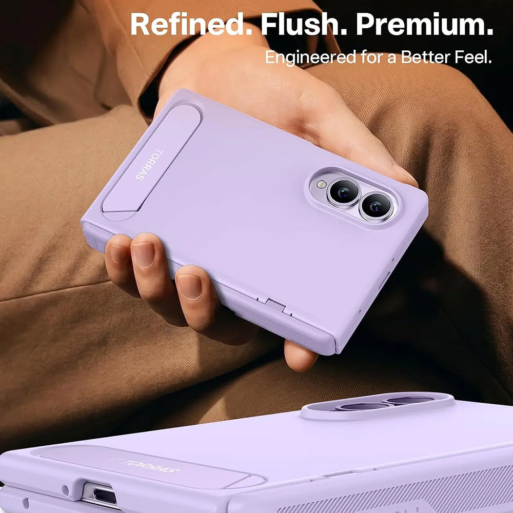 MagSafe-Hülle für Samsung Galaxy Z Fold8 F971, Torras, Ostand L1 Guardian, Hellviolett