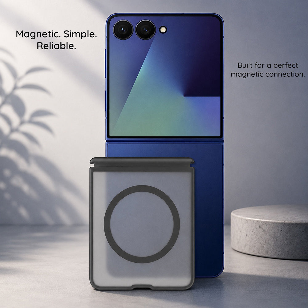 MagSafe Case for Samsung Galaxy Z Fold8 F976, Blueo, Skin Friendly Anti-Drop, Matte Black