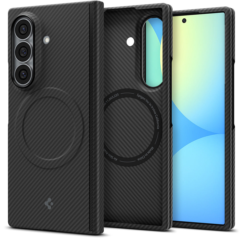 MagSafe-Hülle für Samsung Galaxy Z Fold8 Ultra F976, Spigen, Air Skin, Schwarz ACS11510
