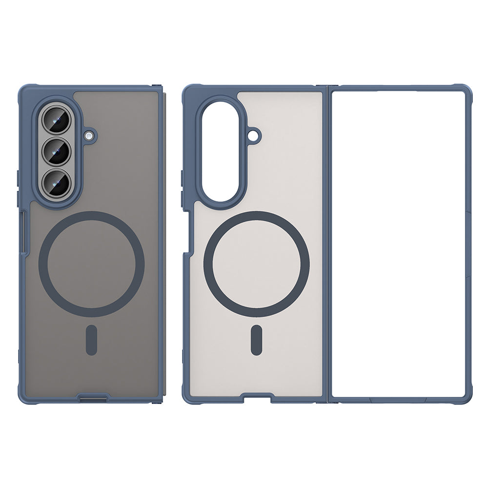 MagSafe-Hülle für Samsung Galaxy Z Fold8 Ultra F976, Techsuit, HaloFrost II, Marineblau