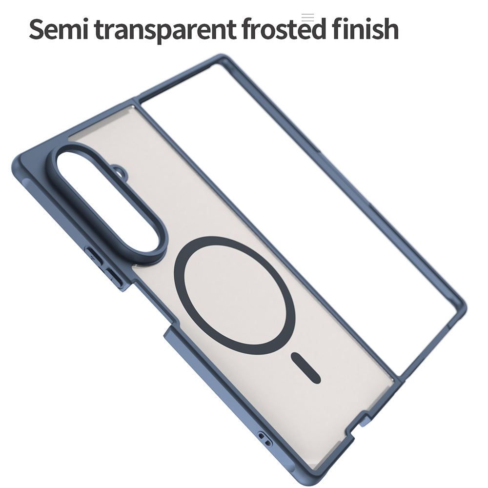 MagSafe-Hülle für Samsung Galaxy Z Fold8 Ultra F976, Techsuit, HaloFrost II, Marineblau