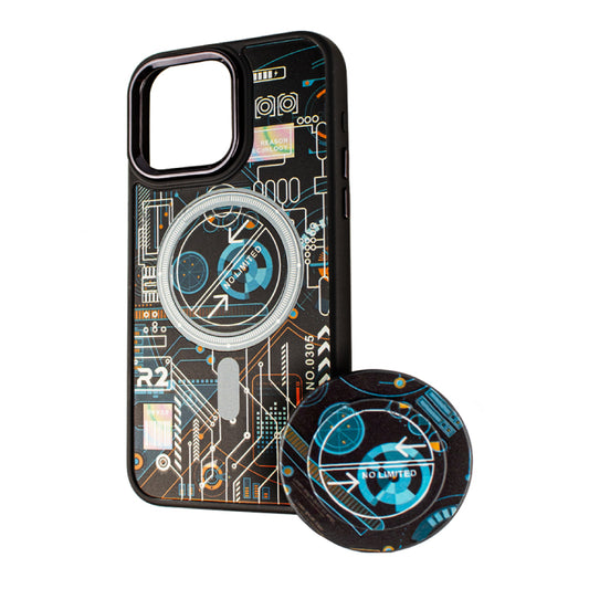 MagSafe-Hülle für Xiaomi Redmi 10A / 9C, BOTER, MagPopsocket-Technologie, Mehrfarbig