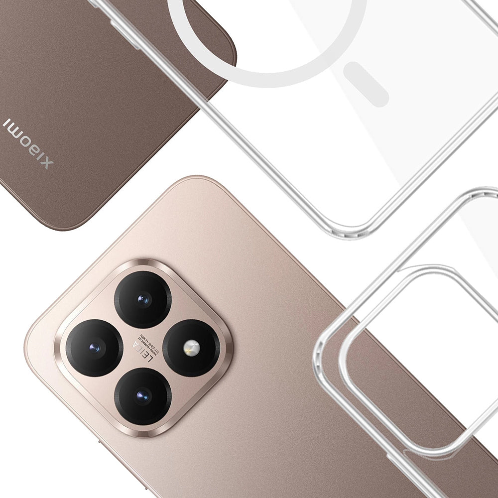 MagSafe Hülle für Xiaomi 15T, 3MK, Armor MagCase, Transparent