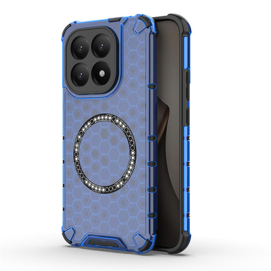 MagSafe Hülle für Xiaomi 15T, Techsuit, HoneyComb Shield, Blau