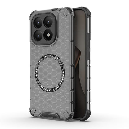 MagSafe Hülle für Xiaomi 15T, Techsuit, HoneyComb Shield, Schwarz