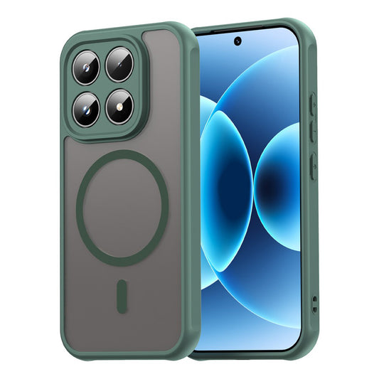 MagSafe Hülle für Xiaomi 17, Techsuit, HaloFrost II, Grün