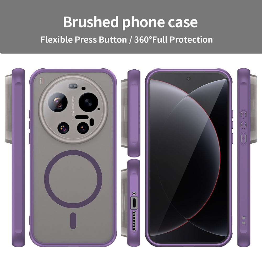 MagSafe Hülle für Xiaomi 17 Ultra, Techsuit, HaloFrost II, Lila