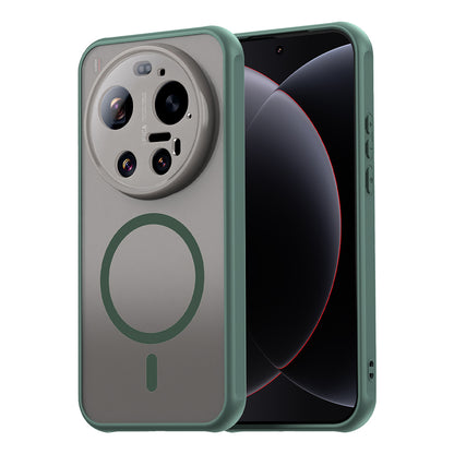 MagSafe Hülle für Xiaomi 17 Ultra, Techsuit, HaloFrost II, Grün