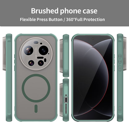 MagSafe Hülle für Xiaomi 17 Ultra, Techsuit, HaloFrost II, Grün