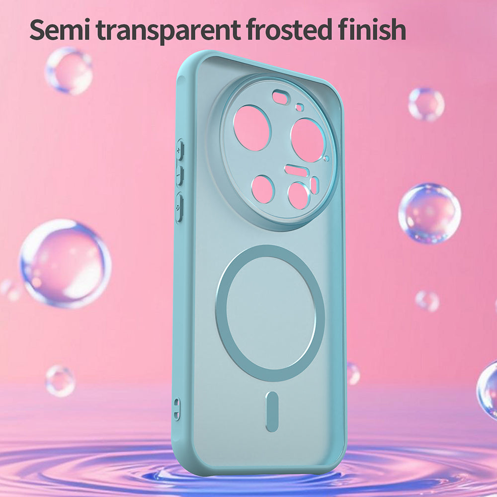 MagSafe Hülle für Xiaomi 17 Ultra, Techsuit, HaloFrost II, Hellgrün