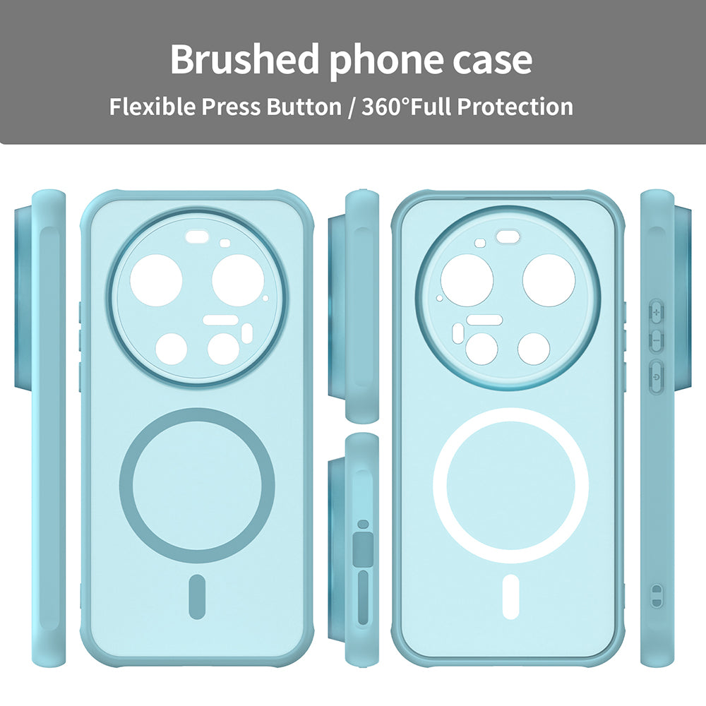 MagSafe Hülle für Xiaomi 17 Ultra, Techsuit, HaloFrost II, Hellgrün