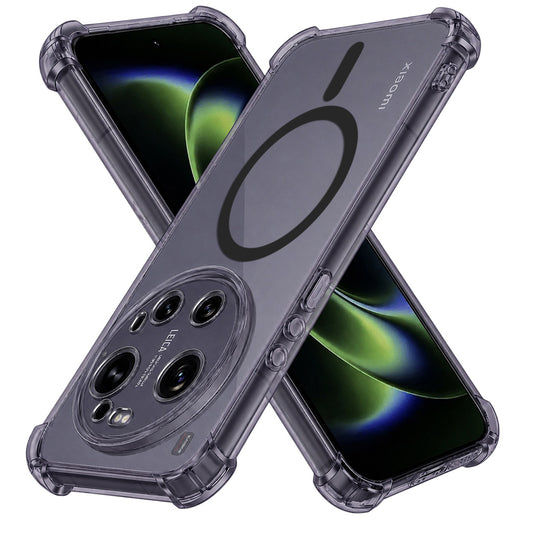 MagSafe-Hülle für Xiaomi 17 Ultra, Techsuit, stoßfest, rauchfarben