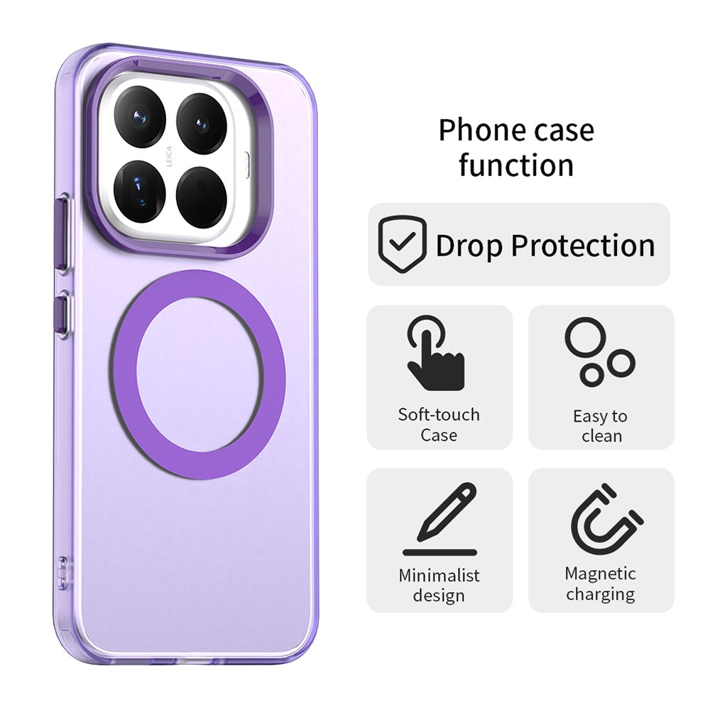 MagSafe-Hülle für Xiaomi 17T Pro, Techsuit, CandyCase, Lila