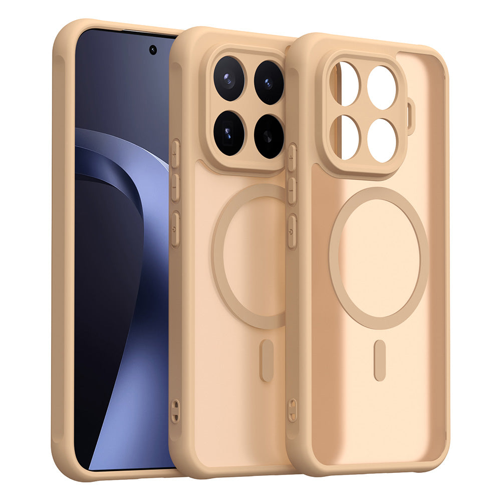 MagSafe Case for Xiaomi 17T Pro, Techsuit, HaloFrost II, Gold