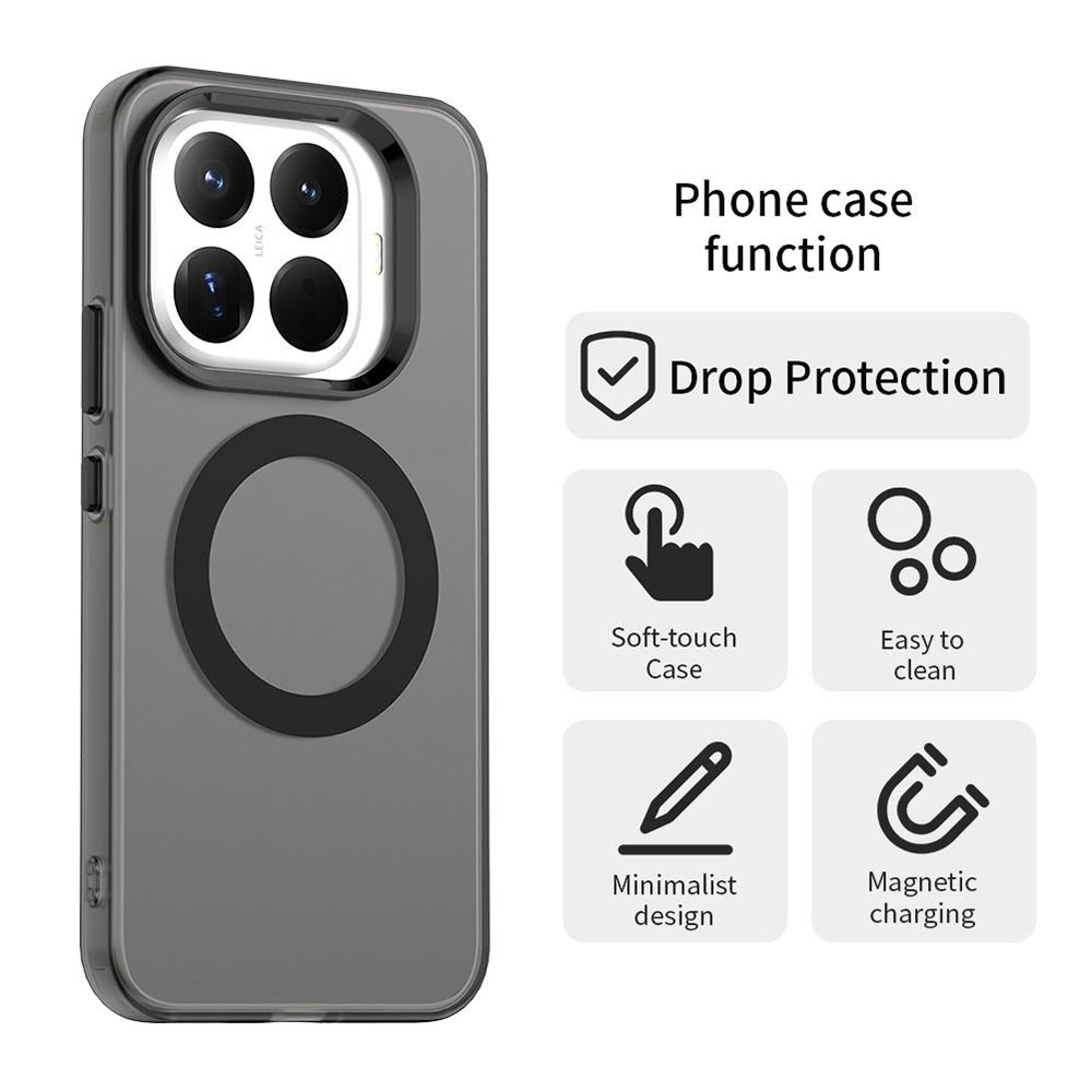 MagSafe-Hülle für Xiaomi 17T, Techsuit, CandyCase, Schwarz