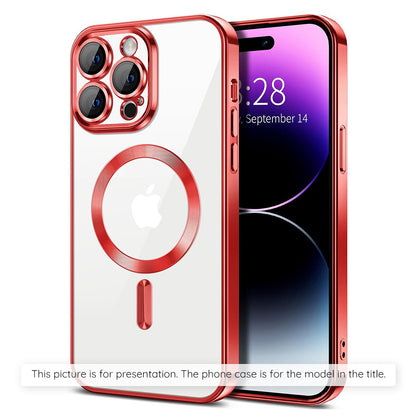 MagSafe Case for Xiaomi 17T, Techsuit, Luxury Crystal, Red