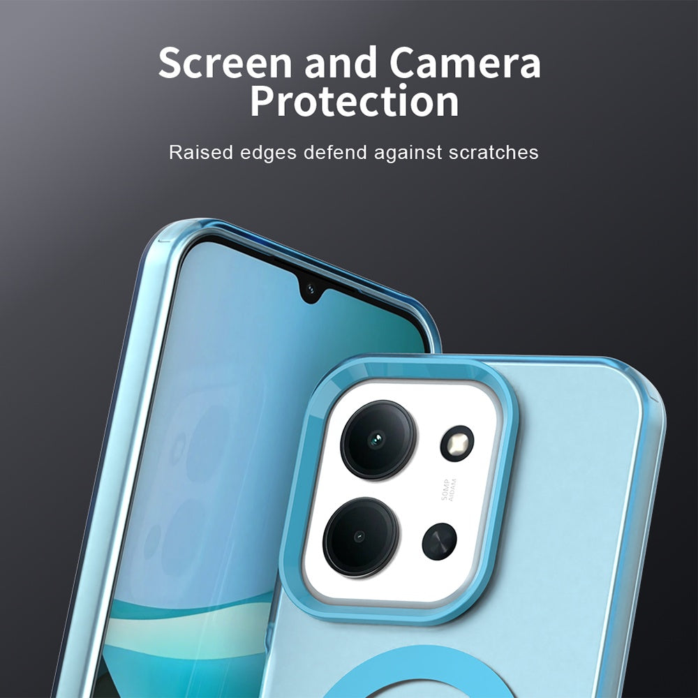 MagSafe-Hülle für Xiaomi Poco C85 4G / Redmi 15C 5G / 15C 4G, Techsuit, CandyCase, Blau