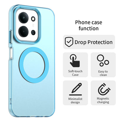 MagSafe-Hülle für Xiaomi Poco C85 4G / Redmi 15C 5G / 15C 4G, Techsuit, CandyCase, Blau
