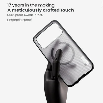 MagSafe-Hülle für Xiaomi Poco F8 Ultra, Nillkin, Super Shield Pro, Schwarz Transparent