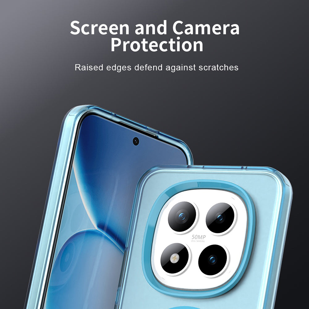 MagSafe Hülle für Xiaomi Poco M8 Pro / Redmi Note 15 Pro+ 5G, Techsuit, CandyCase, Blau