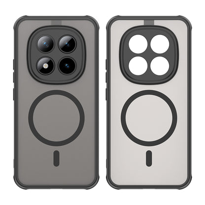 MagSafe Hülle für Xiaomi Poco M8 Pro / Redmi Note 15 Pro+ 5G, Techsuit, HaloFrost II, Schwarz