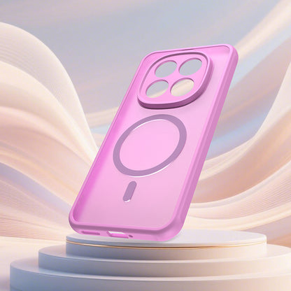 MagSafe Hülle für Xiaomi Poco M8 Pro / Redmi Note 15 Pro+ 5G, Techsuit, HaloFrost II, Rosa