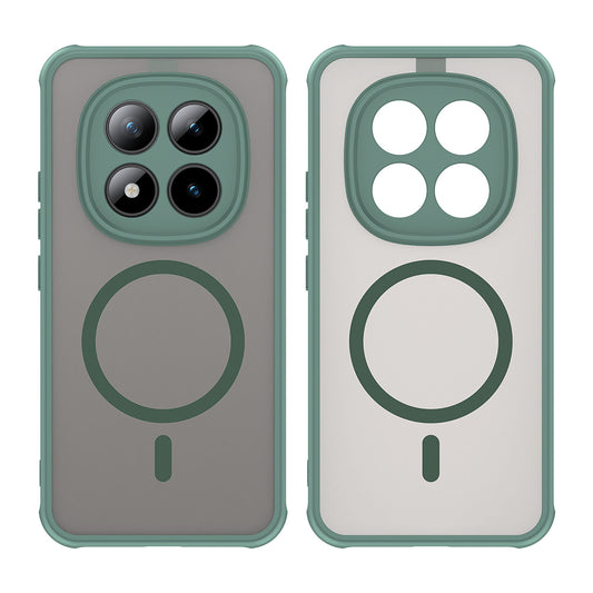 MagSafe Hülle für Xiaomi Poco M8 Pro / Redmi Note 15 Pro+ 5G, Techsuit, HaloFrost II, Grün