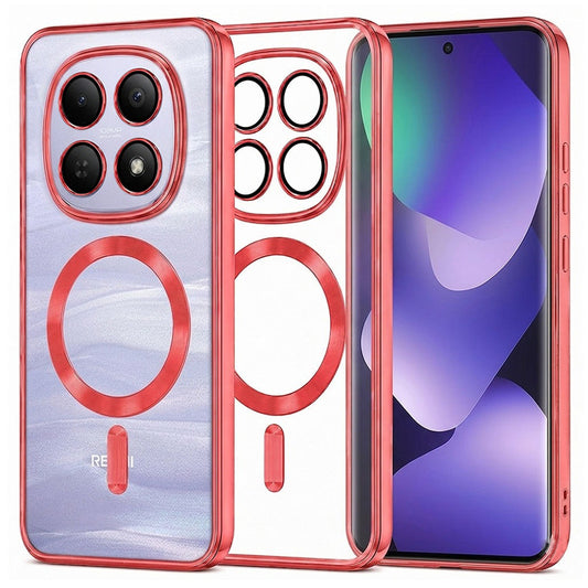 MagSafe-Hülle für Xiaomi Poco M8 / Redmi Note 15 5G / Note 15 4G, Techsuit, Luxury Crystal, Rot