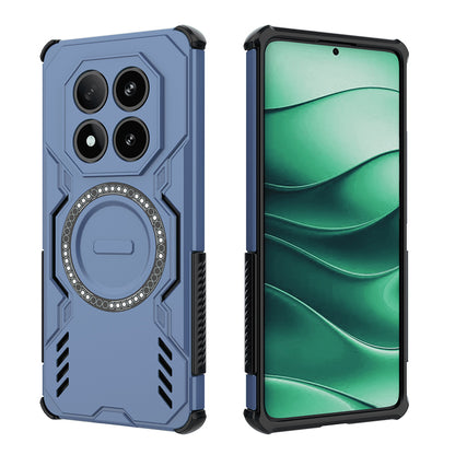 MagSafe Case for Xiaomi Poco X7 / Redmi Note 14 Pro 5G, Techsuit, ArmorMag, Blue