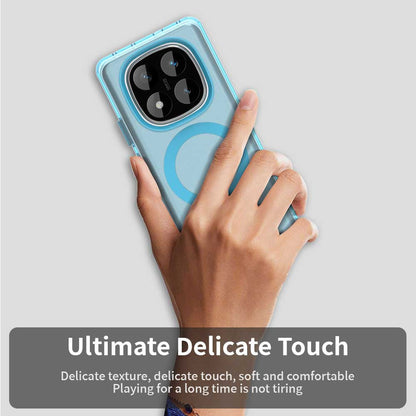 MagSafe-Hülle für Xiaomi Poco X7 / Redmi Note 14 Pro 5G, Techsuit, CandyCase, Blau