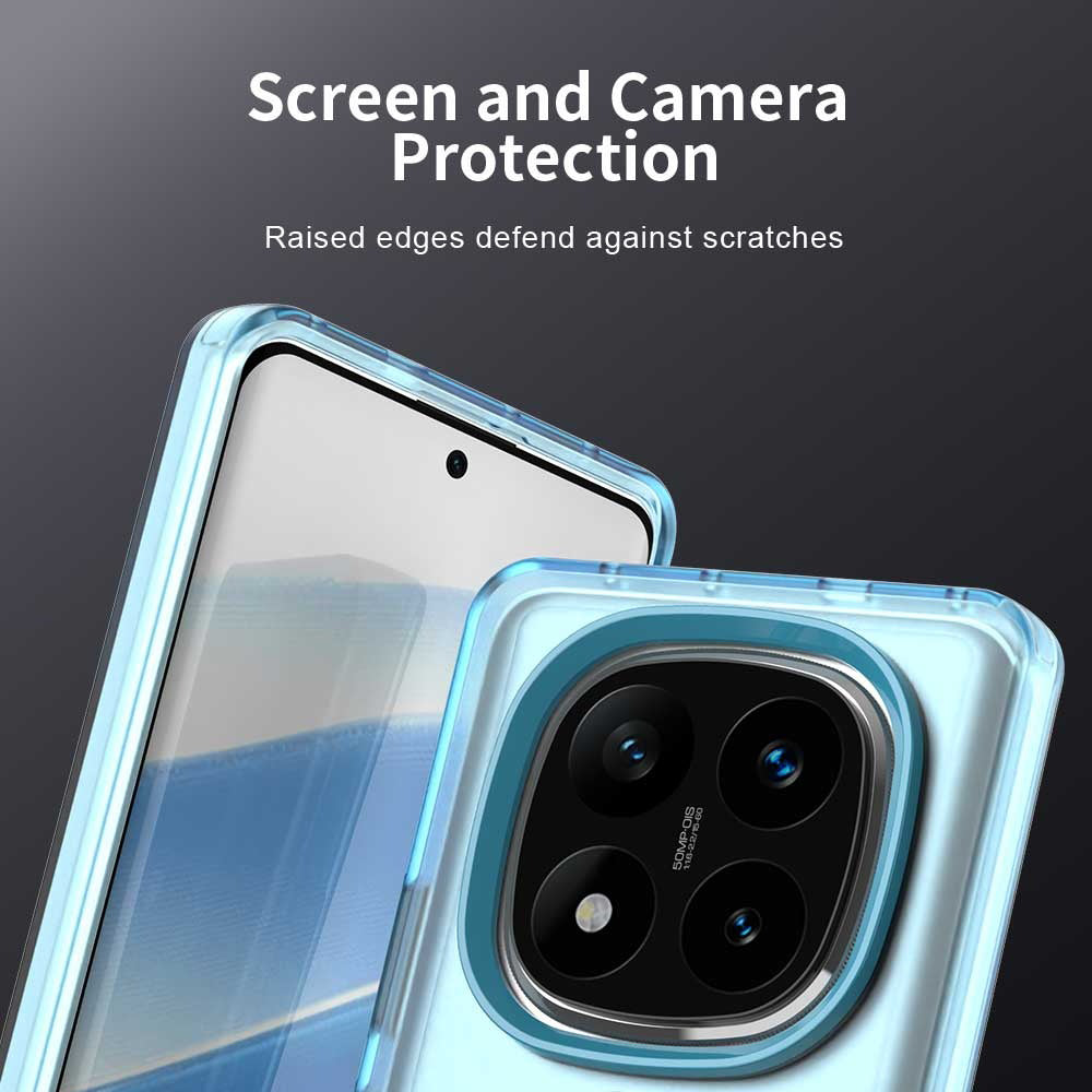 MagSafe-Hülle für Xiaomi Poco X7 / Redmi Note 14 Pro 5G, Techsuit, CandyCase, Blau