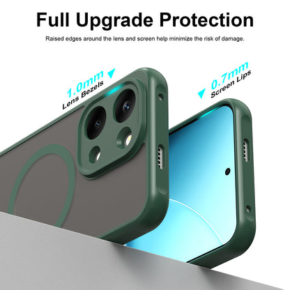 MagSafe-Hülle für Xiaomi Poco X8 Pro Max, Techsuit, HaloFrost II, Grün