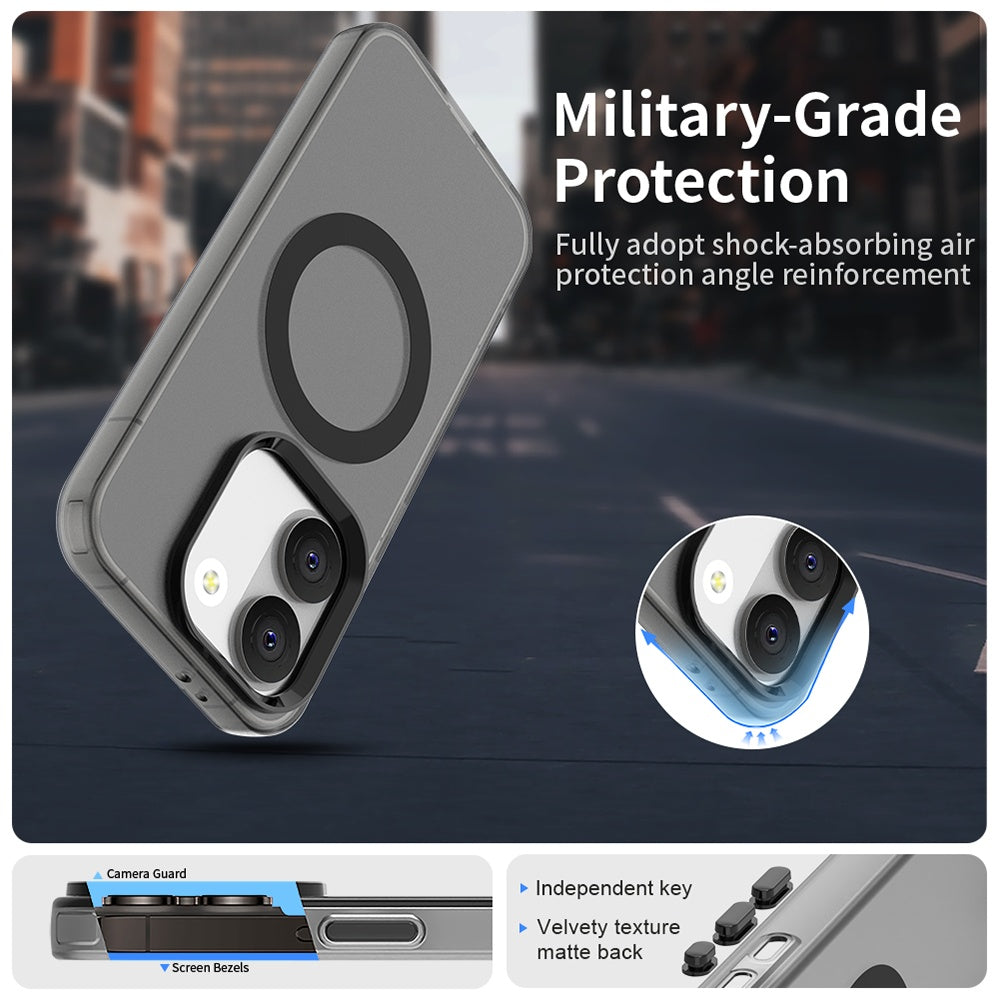 MagSafe-Hülle für Xiaomi Poco X8 Pro, Techsuit, CandyCase, Schwarz