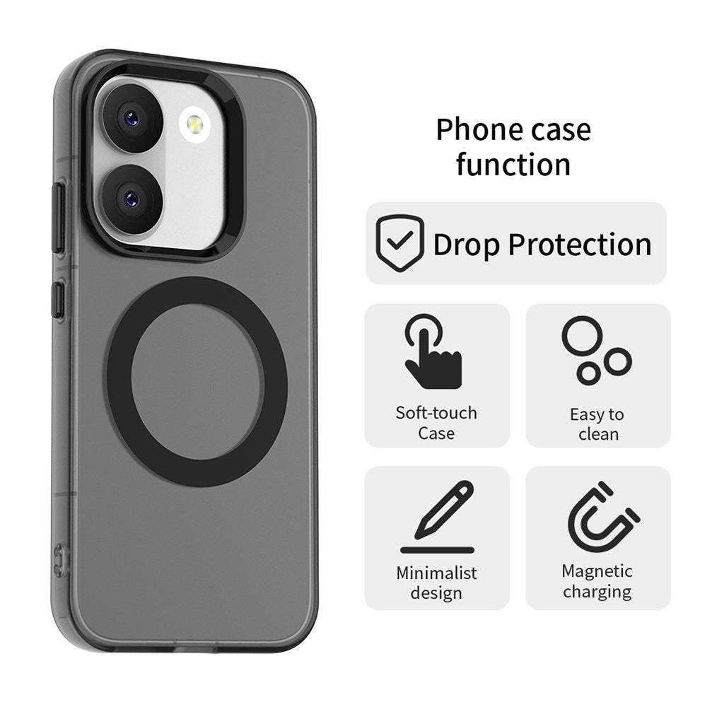 MagSafe-Hülle für Xiaomi Poco X8 Pro, Techsuit, CandyCase, Schwarz