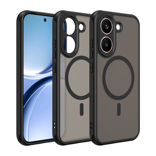 MagSafe Hülle für Xiaomi Poco X8 Pro, Techsuit, HaloFrost II, Schwarz