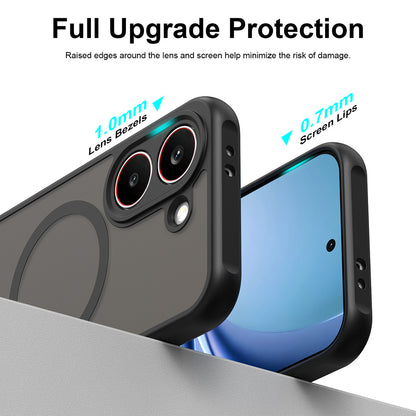 MagSafe Hülle für Xiaomi Poco X8 Pro, Techsuit, HaloFrost II, Schwarz