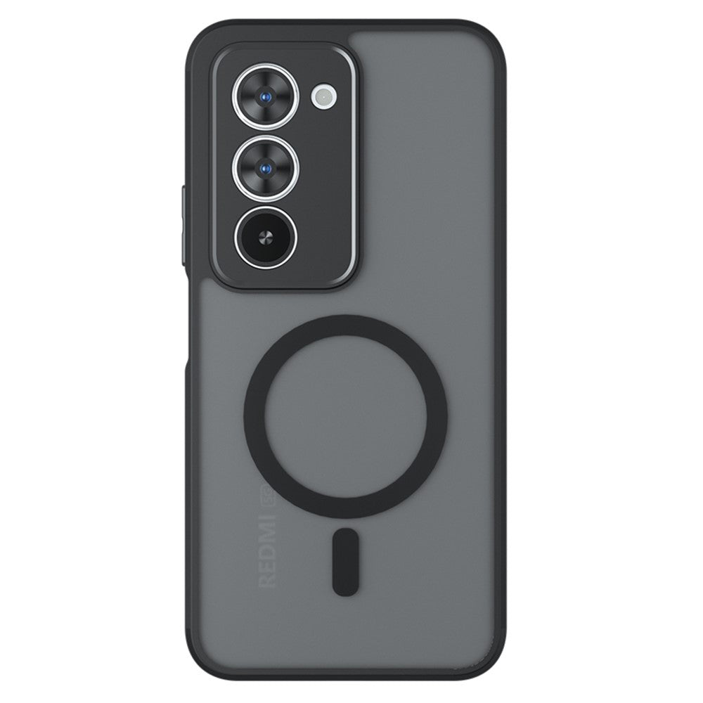 MagSafe Hülle für Xiaomi Redmi 15 5G / 15 4G, Techsuit, PureFrost, Satinschwarz