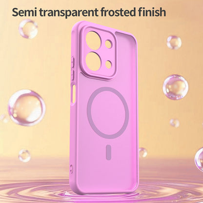 MagSafe Hülle für Xiaomi Redmi 15C 5G / 15C 4G, Techsuit, HaloFrost II, Rosa