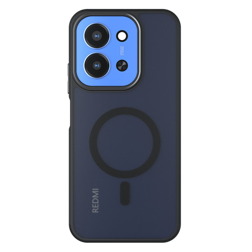 MagSafe Hülle für Xiaomi Redmi 15C 5G / 15C 4G, Techsuit, PureFrost, Satinschwarz