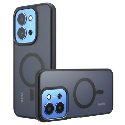 MagSafe Hülle für Xiaomi Redmi 15C 5G / 15C 4G, Techsuit, PureFrost, Satinschwarz