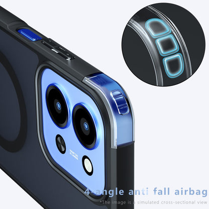 MagSafe Hülle für Xiaomi Redmi 15C 5G / 15C 4G, Techsuit, PureFrost, Satinschwarz