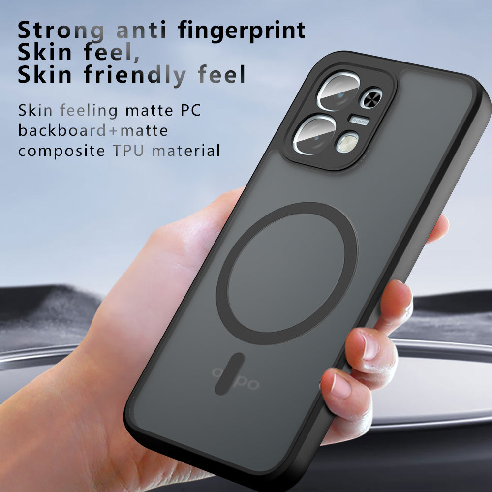 MagSafe-Hülle für Xiaomi Redmi 17C 5G, Techsuit, PureFrost, Satin-Schwarz