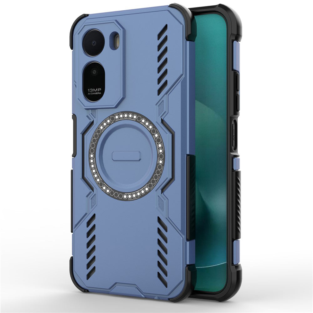 MagSafe-Hülle für Xiaomi Redmi A7 Pro 4G, Techsuit, ArmorMag, Blau