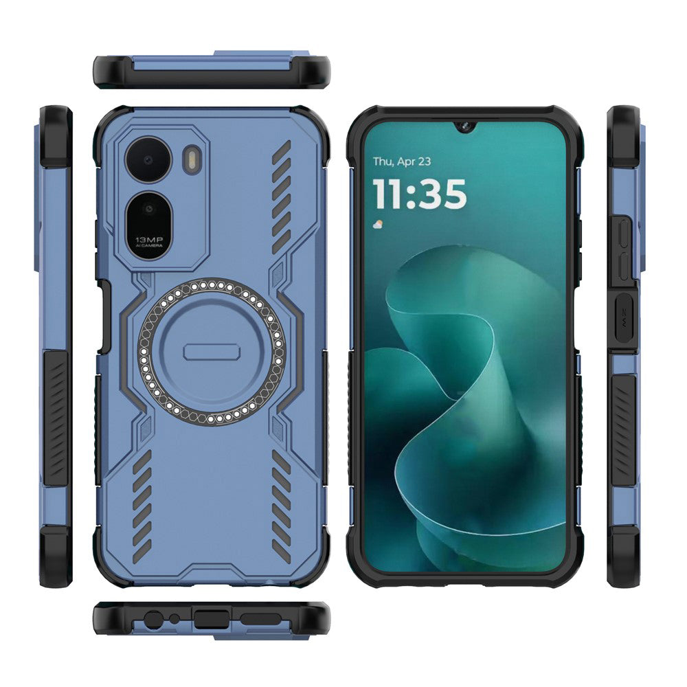 MagSafe-Hülle für Xiaomi Redmi A7 Pro 4G, Techsuit, ArmorMag, Blau
