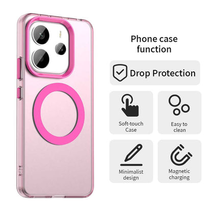 MagSafe-Hülle für Xiaomi Redmi Note 14 4G (Regional), Techsuit, CandyCase, Rosa