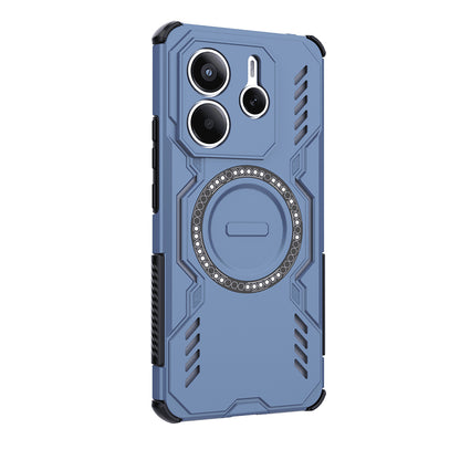 MagSafe-Hülle für Xiaomi Redmi Note 14 5G, Techsuit, ArmorMag, Blau